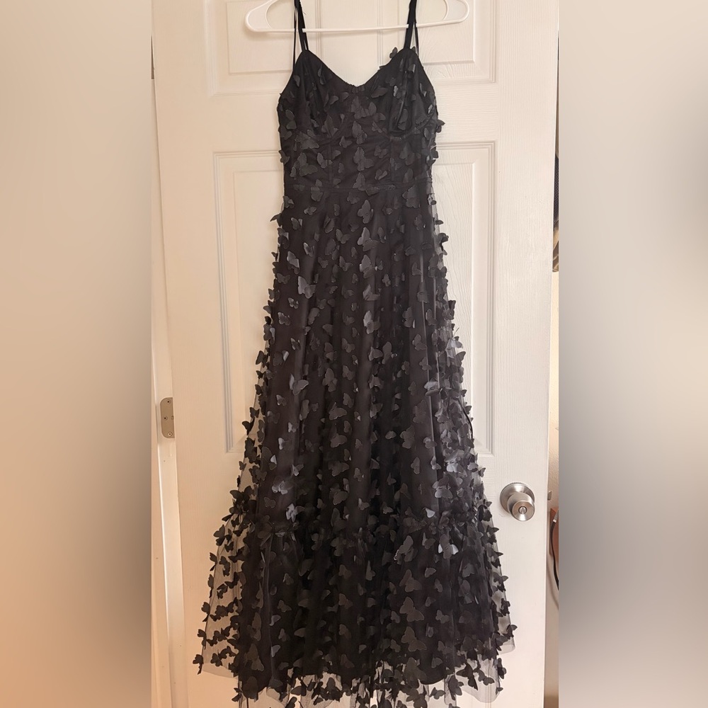 Betsey Johnson Butterfly Maxi Dress